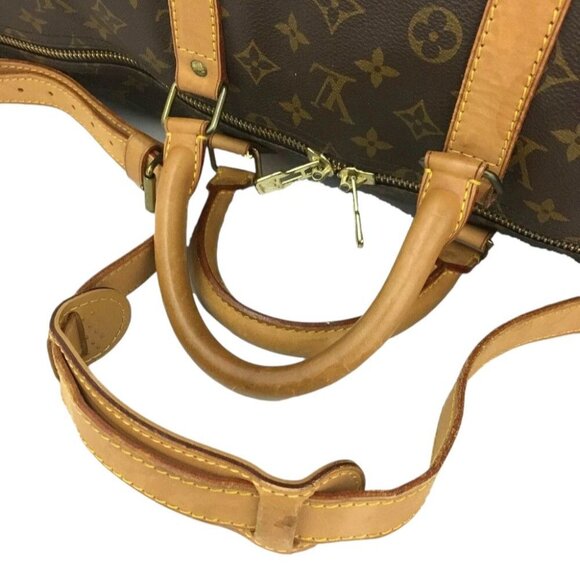 295532BW (X6) Louis Vuitton Travel Bag Bandouliere 55 Brown Monogram - Picture 5 of 12